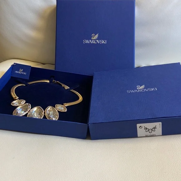 SWAROVSKI Citrus Large Vintage Necklace in Original Box